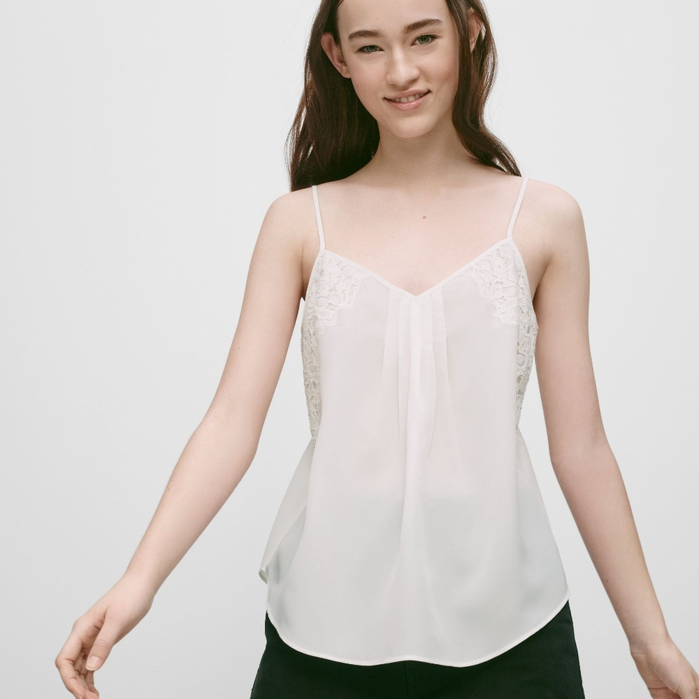 ARITZIA Talula White Waverly Blouse